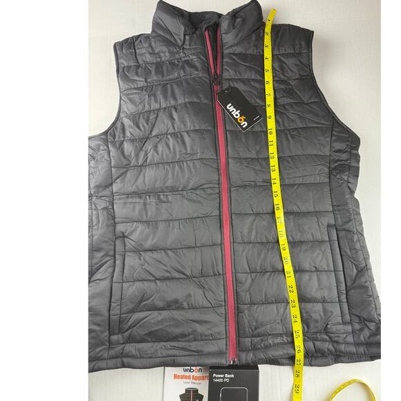 UNBON Heated Vest Women's XXL with Battery Pack black - Picture 3 of 11